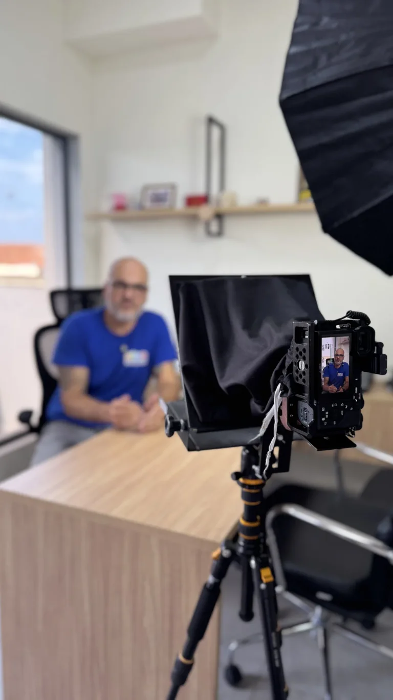 Bastidores de captação e edição de vídeos — imagem 1